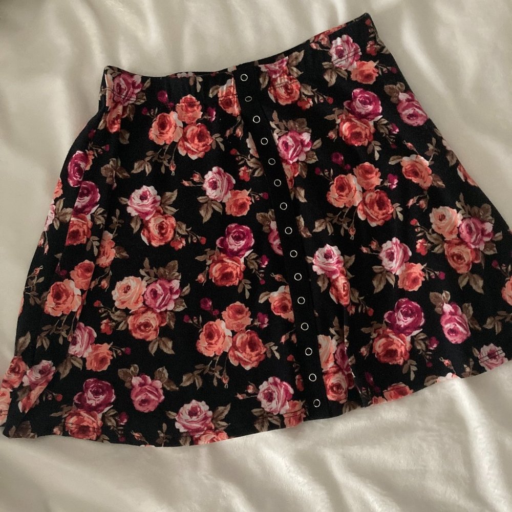 Floral Flared Skirt sz.S